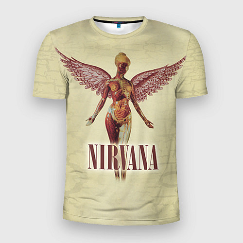 Мужская спорт-футболка Nirvana Angel / 3D-принт – фото 1