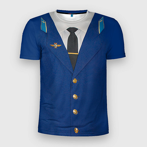 Мужская спорт-футболка Китель / 3D-принт – фото 1