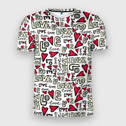 Мужская спорт-футболка Love Words