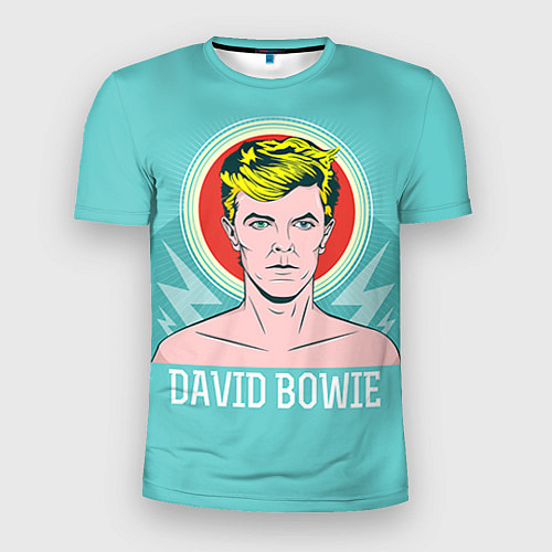 Мужская спорт-футболка David Bowie: pop-art / 3D-принт – фото 1