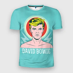 Мужская спорт-футболка David Bowie: pop-art