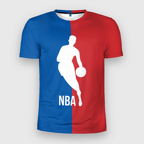 Мужская спорт-футболка Эмблема NBA / 3D-принт – фото 1