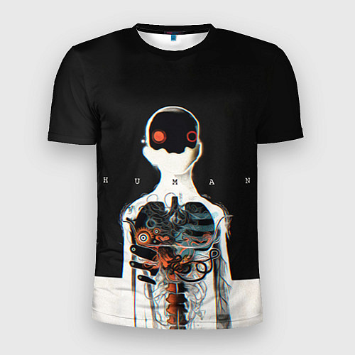 Мужская спорт-футболка Three Days Grace: Skeleton / 3D-принт – фото 1