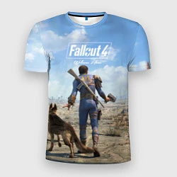Футболка спортивная мужская Fallout 4: Welcome Home, цвет: 3D-принт