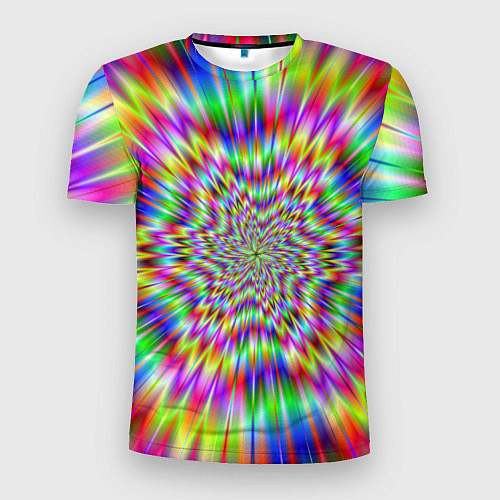 Мужская спорт-футболка Спектральная иллюзия / 3D-принт – фото 1