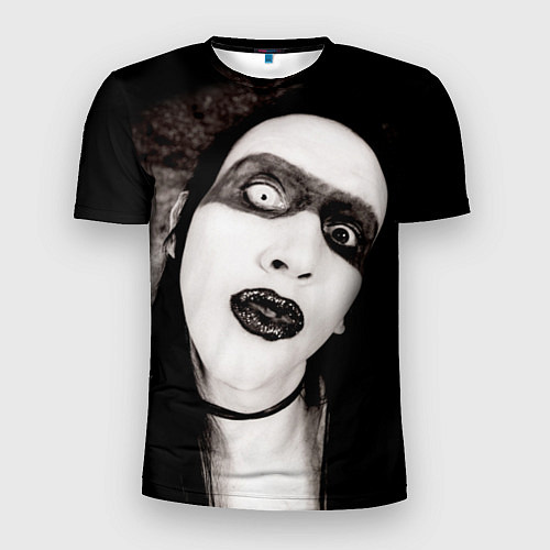 Мужская спорт-футболка Мэрилин Мэнсон / 3D-принт – фото 1