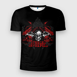Футболка спортивная мужская Avenged Sevenfold: Fly Skull, цвет: 3D-принт