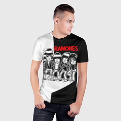 Футболка спортивная мужская Ramones Boys, цвет: 3D-принт — фото 2