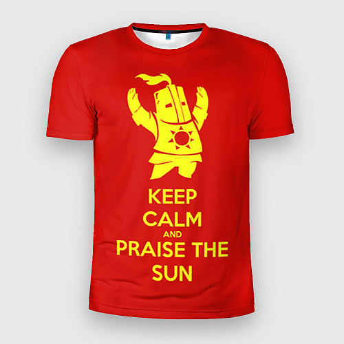 Мужская спорт-футболка Keep Calm & Praise The Sun / 3D-принт – фото 1