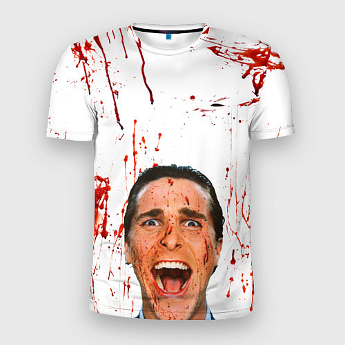 Мужская спорт-футболка Американский психопат / 3D-принт – фото 1
