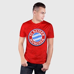 Футболка спортивная мужская Bayern FC, цвет: 3D-принт — фото 2