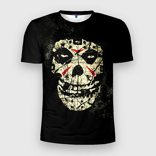 Мужская спорт-футболка Misfits: Death Face / 3D-принт – фото 1