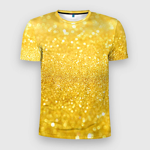 Мужская спорт-футболка Золото / 3D-принт – фото 1