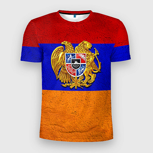 Мужская спорт-футболка Армения / 3D-принт – фото 1