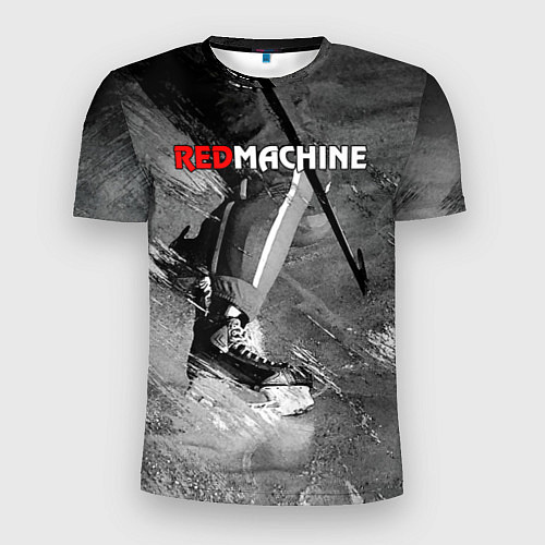 Мужская спорт-футболка Red maсhine / 3D-принт – фото 1