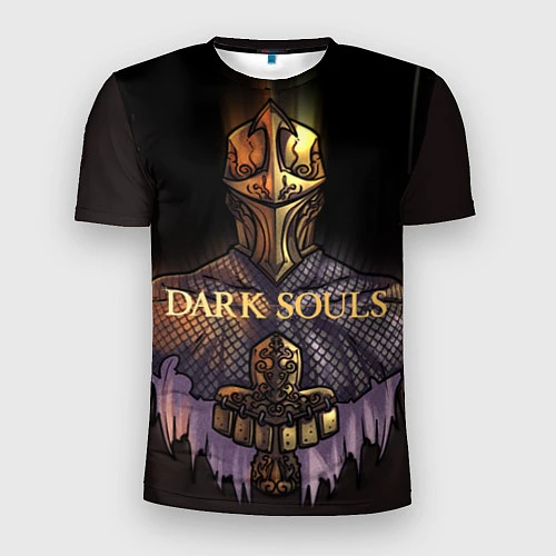 Мужская спорт-футболка Dark Souls: Knight / 3D-принт – фото 1