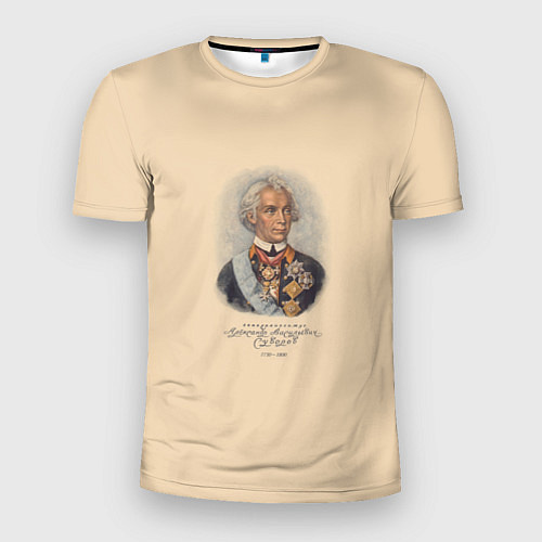 Мужская спорт-футболка Александр Суворов 1730-1800 / 3D-принт – фото 1