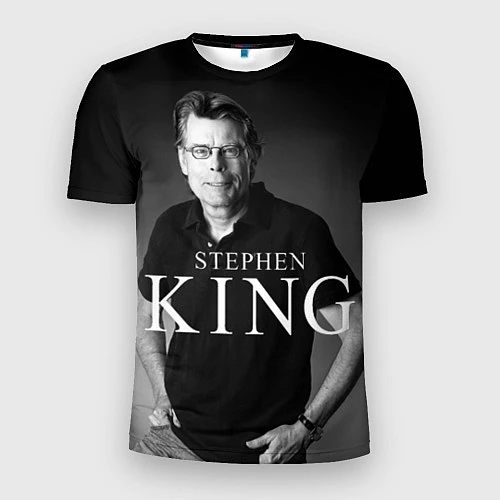 Мужская спорт-футболка Стивен Кинг / 3D-принт – фото 1