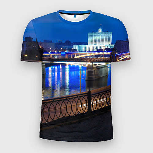 Мужская спорт-футболка Москва / 3D-принт – фото 1