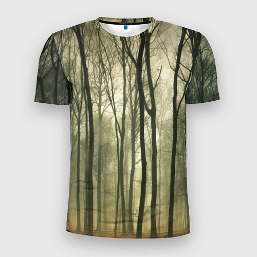 Мужская спорт-футболка Чарующий лес / 3D-принт – фото 1