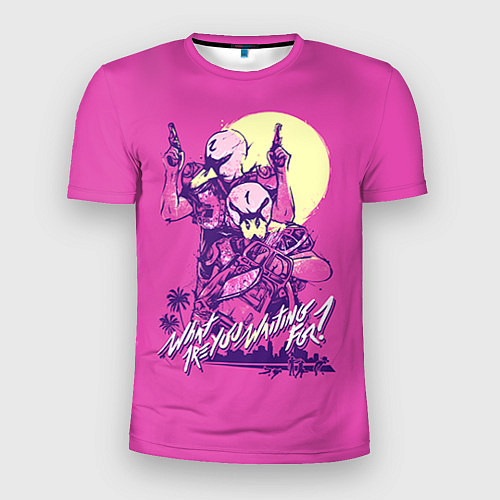 Мужская спорт-футболка What are you waiting for? / 3D-принт – фото 1