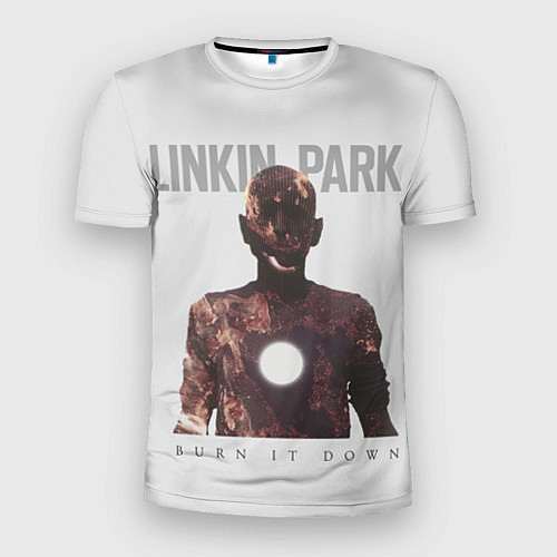 Мужская спорт-футболка Linkin Park: Burn it down / 3D-принт – фото 1