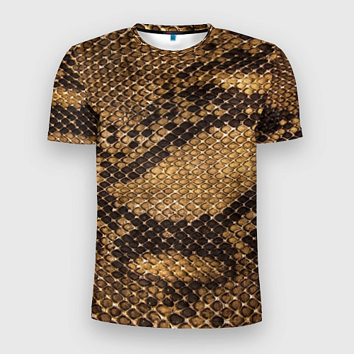 Мужская спорт-футболка Змеиная кожа / 3D-принт – фото 1
