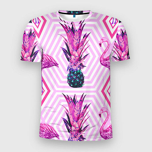 Мужская спорт-футболка Ананасы 12 / 3D-принт – фото 1