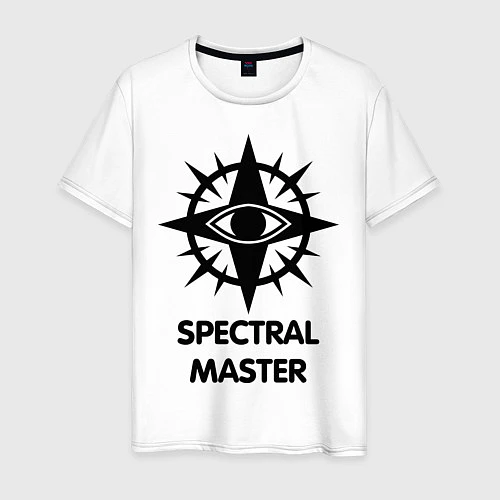 Мужская футболка Dark Elf Mage - Spectral Master / Белый – фото 1