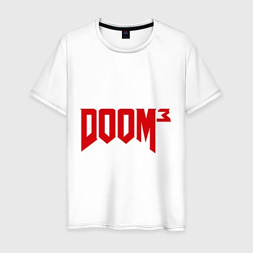 Мужская футболка DOOM 3 / Белый – фото 1