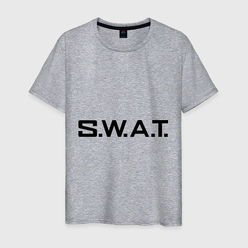 Мужская футболка S.W.A.T / Меланж – фото 1