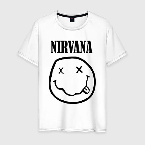 Мужская футболка Nirvana / Белый – фото 1