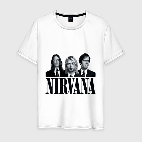 Мужская футболка Nirvana Group / Белый – фото 1