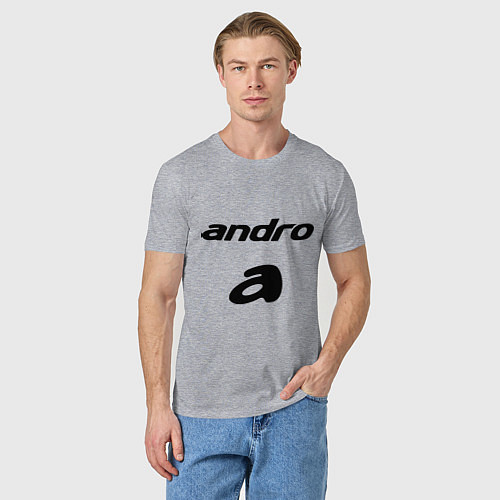 Мужская футболка Andro / Меланж – фото 3
