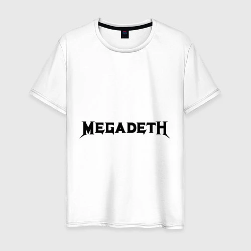 Мужская футболка Megadeth / Белый – фото 1