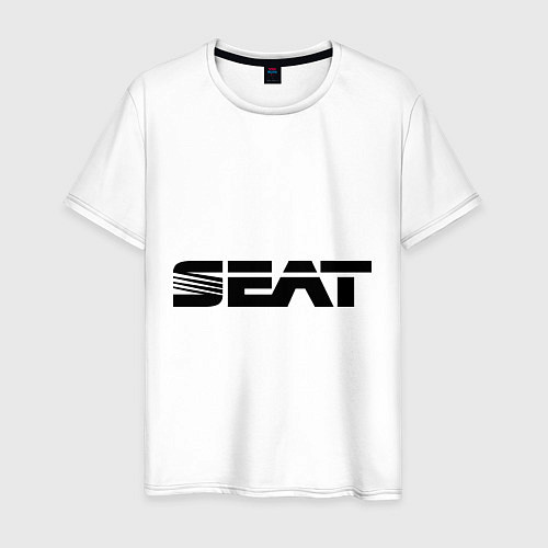 Мужская футболка Seat / Белый – фото 1