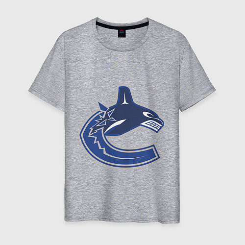 Мужская футболка Vancouver Canucks / Меланж – фото 1