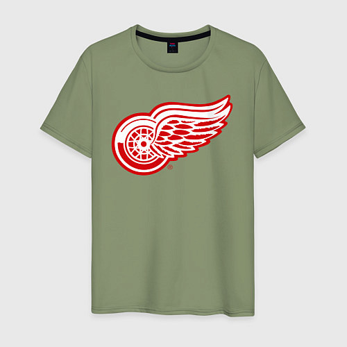 Мужская футболка Detroit Red Wings / Авокадо – фото 1