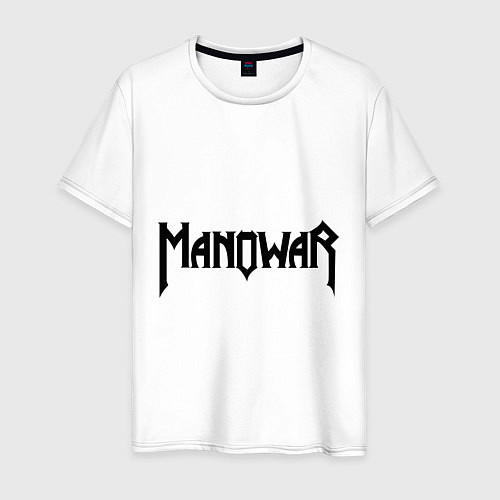 Мужская футболка Manowar / Белый – фото 1