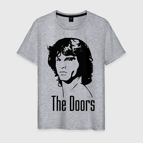 Мужская футболка The Doors / Меланж – фото 1