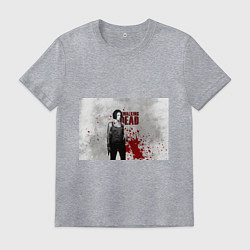 Футболка хлопковая мужская Walking Dead: Maggie Green, цвет: меланж