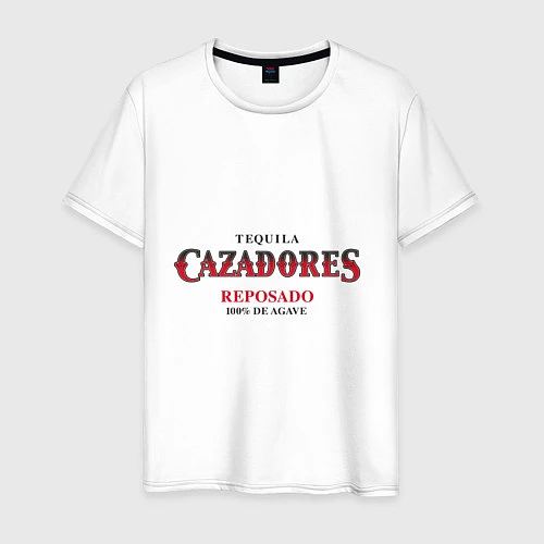 Мужская футболка TEQUILA CAZADORES / Белый – фото 1