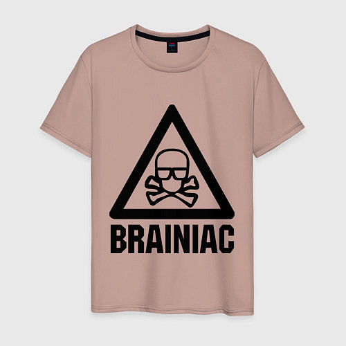 Мужская футболка Brainiac / Пыльно-розовый – фото 1