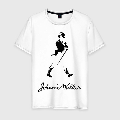 Мужская футболка Johnnie Walker / Белый – фото 1