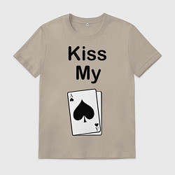 Мужская футболка Kiss my card