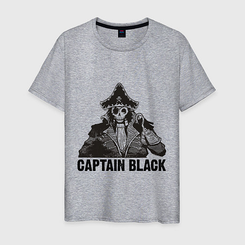 Мужская футболка Captain Black / Меланж – фото 1