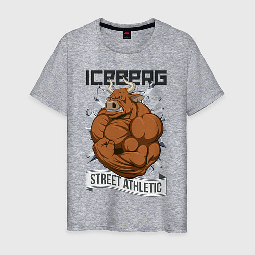 Мужская футболка Iceberg: Street Athletic / Меланж – фото 1