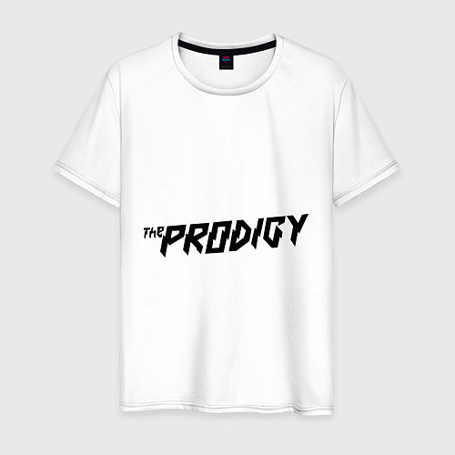 Мужская футболка The Prodigy логотип / Белый – фото 1