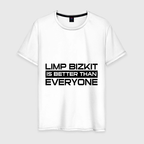 Мужская футболка Limp Bizkit: Everyone / Белый – фото 1