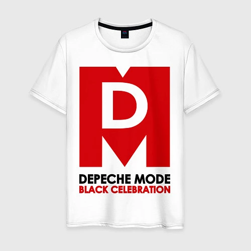 Мужская футболка Depeche Mode: Black Celebration / Белый – фото 1